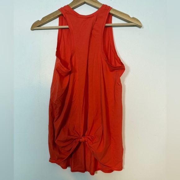 Lululemon Women’s Red Racerback Tank Top with Back Knot – Size M (Approx.) - Picture 3 of 6